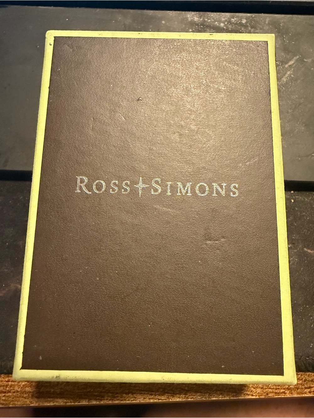 Ross-Simons Silver Script Monogram Necklace with Chain - Picture 3 of 3